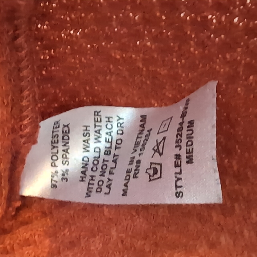 Rust Red Button-Up Cardigan - Picture 4 of 4